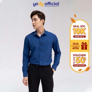 Áo Sơ Mi Nam YODY Cổ Đức Chống Nhăn Việt Nam SPM4001