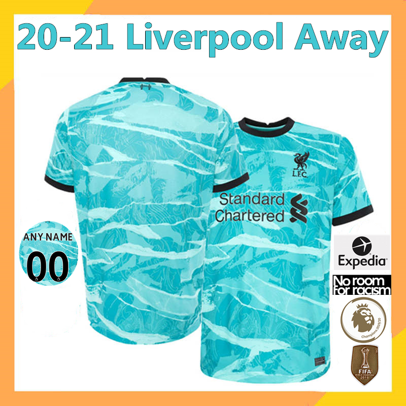 【S-5XL】New Áo Liverpool sân khách 20-21 quần áo đá bóng