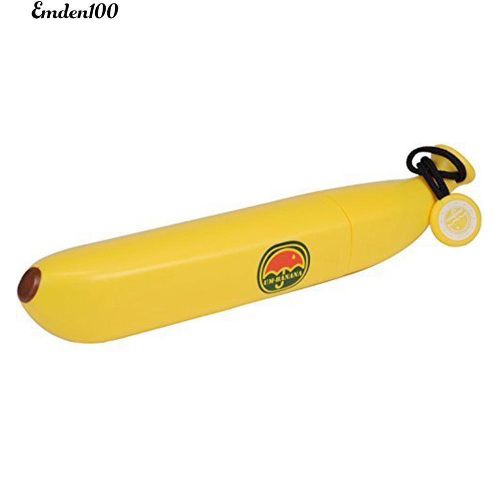 Dù gấp gọn in hình quả chuối dễ thương