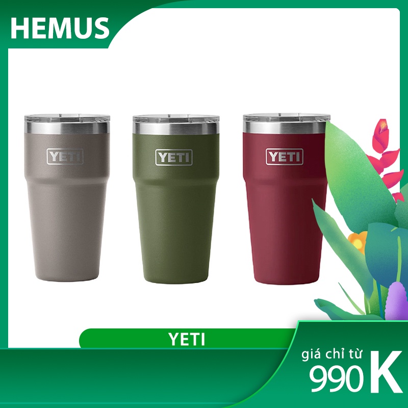 Ly Giữ Nhiệt YETI Rambler 16oz Pint Canopy Green