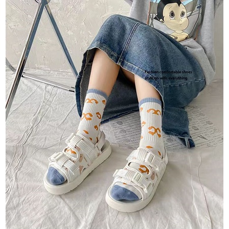 Giày Sandal Đế Mềm 1cm-3cm Cột Dây Hở Ngón Thời Trang Mùa Hè 2022 Cho Nữ