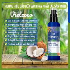 combo 10 chai Dầu Dừa Vietcoco Chai Vòi 130ML