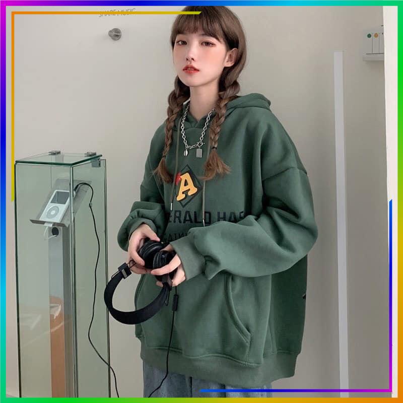 Áo Hoodie Nữ From Rộng Chất Nỉ Chữ A Unisex, Áo Hôdie Nữ Siêu Hot | BigBuy360 - bigbuy360.vn