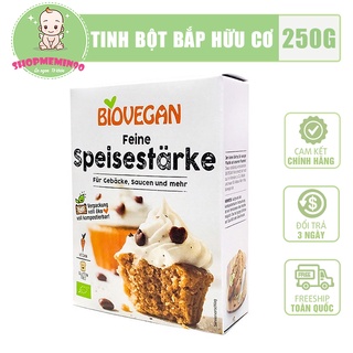 TINH BỘT BẮP HỮU CƠ LÀM MÓN PHỤ CHO BÉ ĂN DẶM, HỘP 250GR