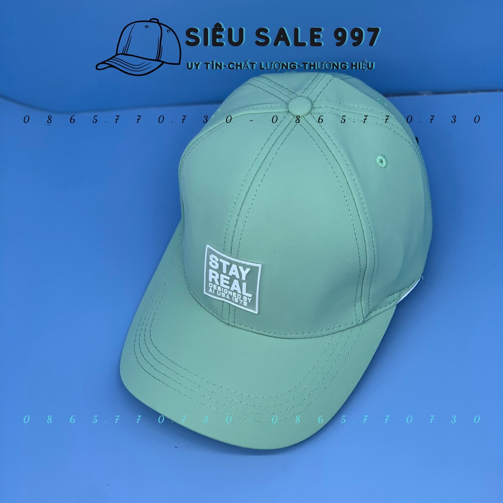 NÓN LƯỠI TRAI STAYREAD THÊU LOGO NHIỀU MÀU CAO CẤP THỜI TRANG NAM NỮ