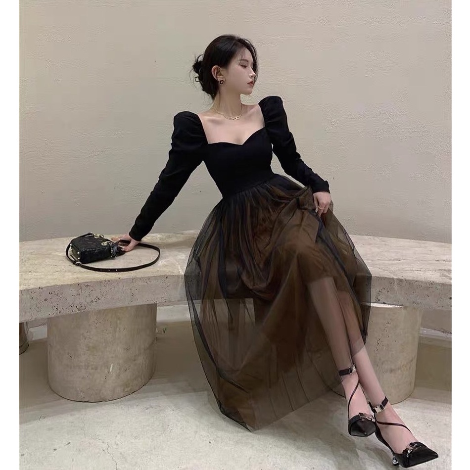 Set Áo + Chân Váy Tiểu Thư Phong Cách Restro - ELISA STORE