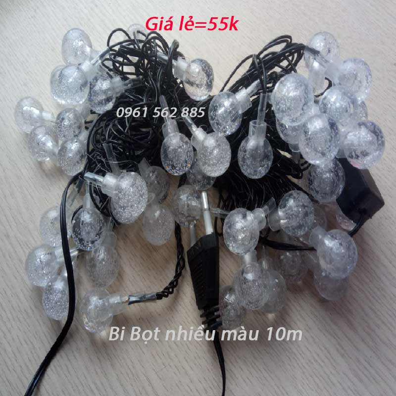 Đèn Nháy Led Bi Bọt Nhiều Màu-Dây 70 Bóng_Model 2021 Siêu Đẹp