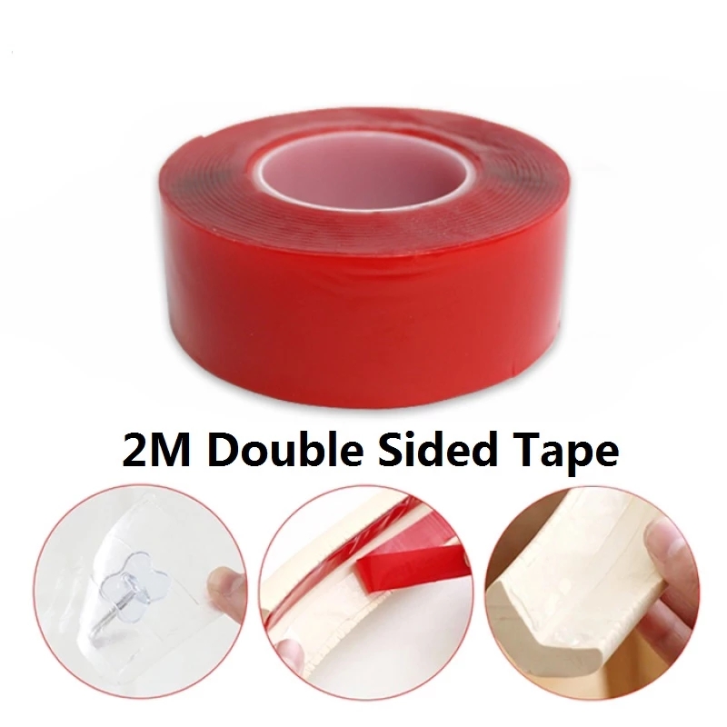 Băng keo hai mặt trong suốt 2m chống thấm nước