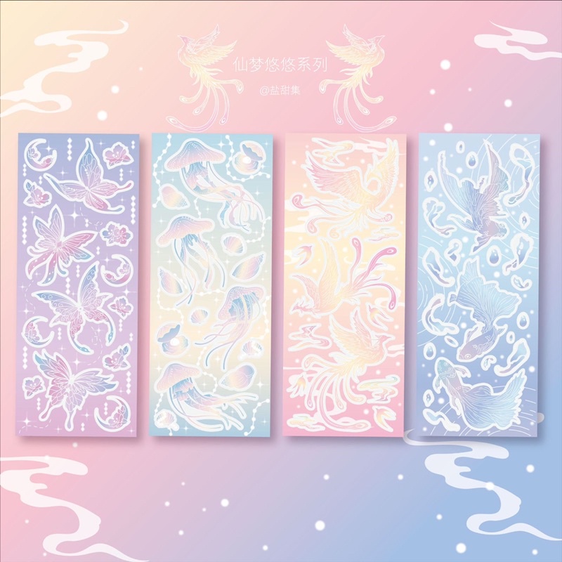 Sticker hình dán dùng để trang trí hoạ tiết lấp lánh