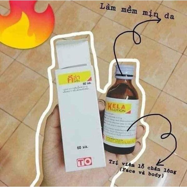 Kela Lotion bôi viêm nang lông, lỗ chân lông 30ml