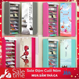 Tủ vải để giày dép 9 tầng cao cấp gdhoaa370