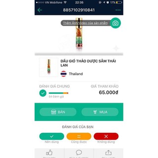 DẦU LĂN TINH CHẤT NHÂN SÂM THÁI LAN
