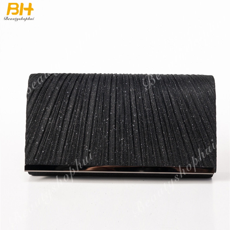 Ví Cầm Tay Đính Kim Sa Lấp Lánh Phong Cách Hàn Quốc Mới 2022