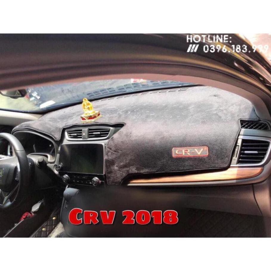 [Giảm giá]  Thảm nhung chống nóng taplo Honda CRV 2018