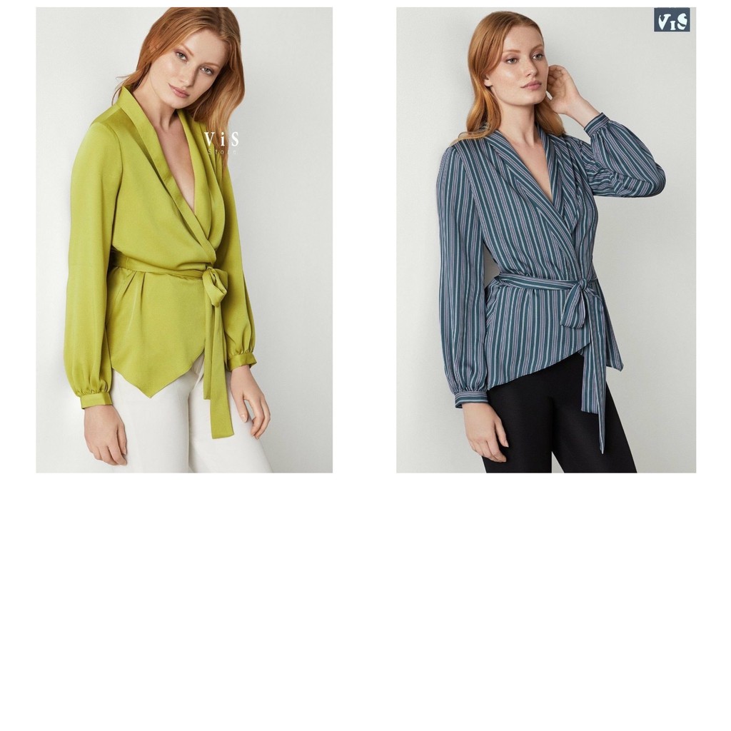 ÁO KIỂU NỮ ĐẮP CHÉO VNXK