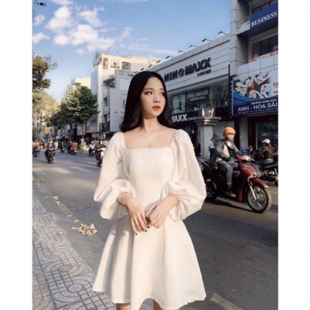 ẢNH THẬT- ĐẦM NHIỀU MÀU TAY BỒNG CÔNG CHÚA CỰC YÊU