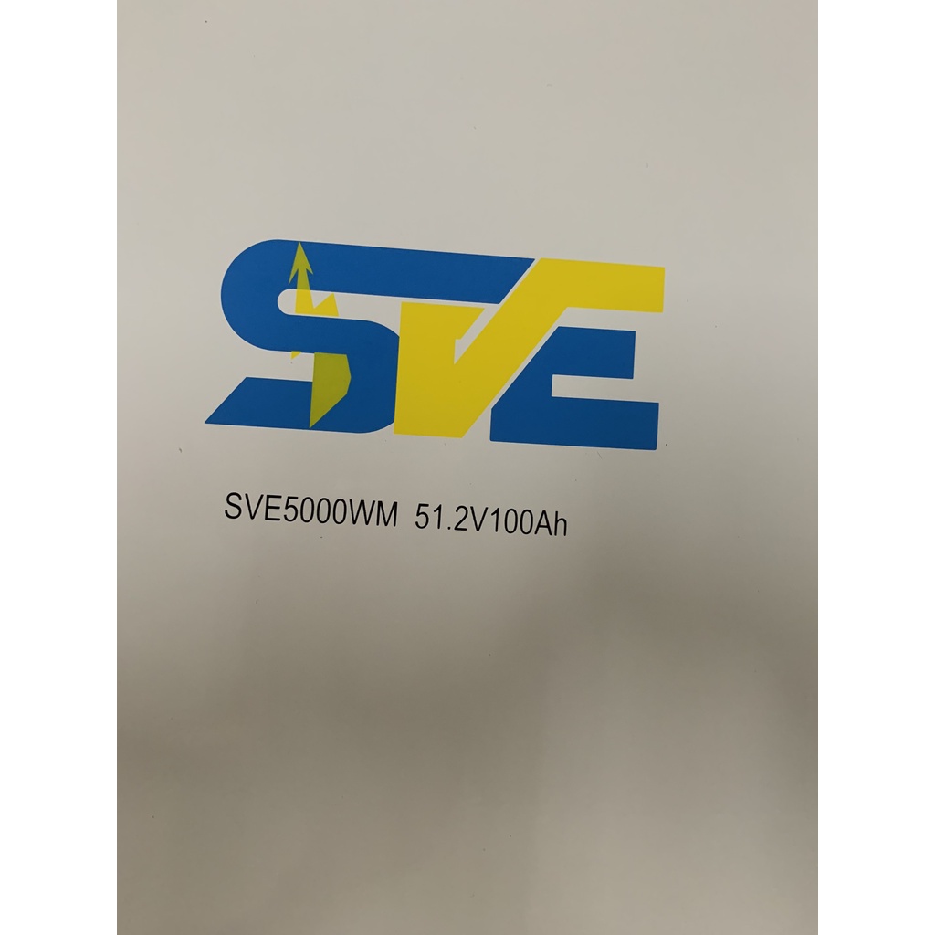 Pin Lithium SVE5000WM 5,12KWH 51,2V 100Ah treo tường