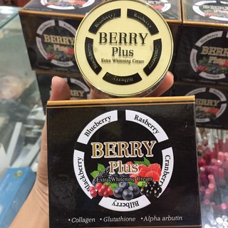 [chính hãng] kem dưỡng da mặt Berry Plus trái cây (xoá nám tàn nhang, mờ thâm mụn, trắng da)