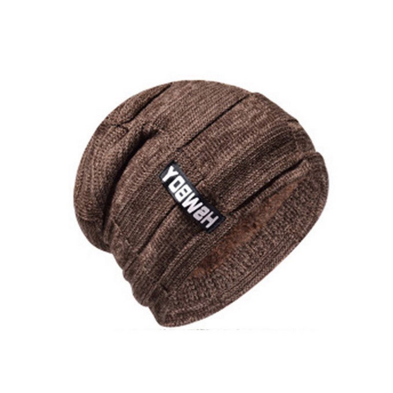 Mũ len nam thời trang phong cách châu Âu, chùm tai chống rét cực tốt ( có túi )