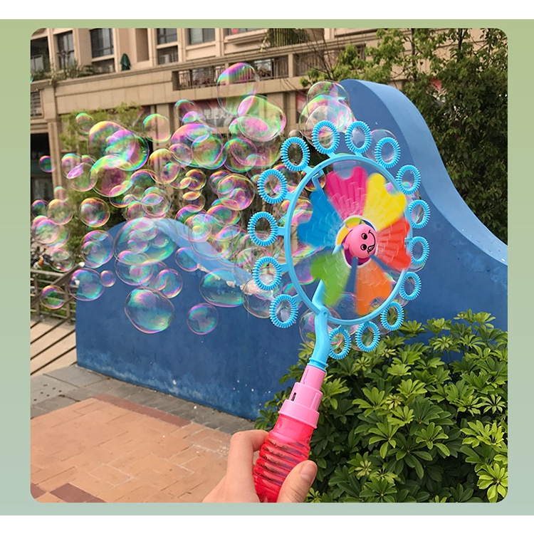 Chong chóng thổi bong bóng