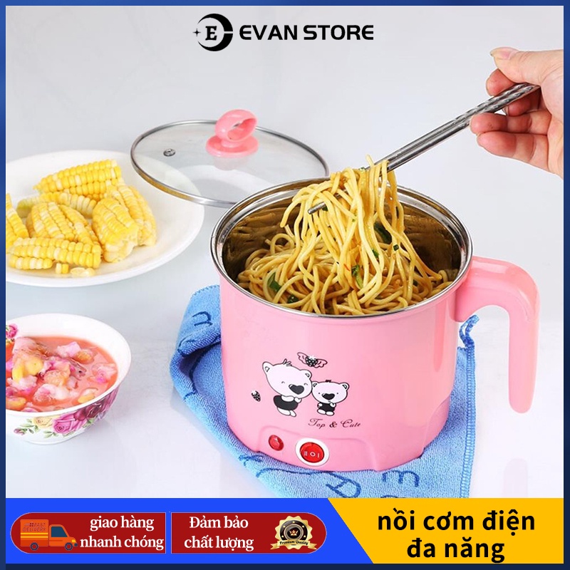 CA NẤU MÌ KIÊM NỒI LẨU MINI CÓ TẶNG KÈM XỬNG HẤP - CA NẤU MÌ VỚI THIẾT KẾ SANG TRỌNG CHUẨN HÀNG XUẤT NHẬT