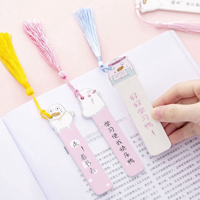 Dụng Cụ Đánh Dấu Sách Hình Hoạt Hình Dễ Thương