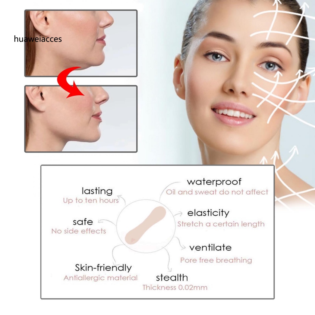 Set 100 Miếng Dán Nâng Cơ Mặt Vô Hình Tiện Dụng