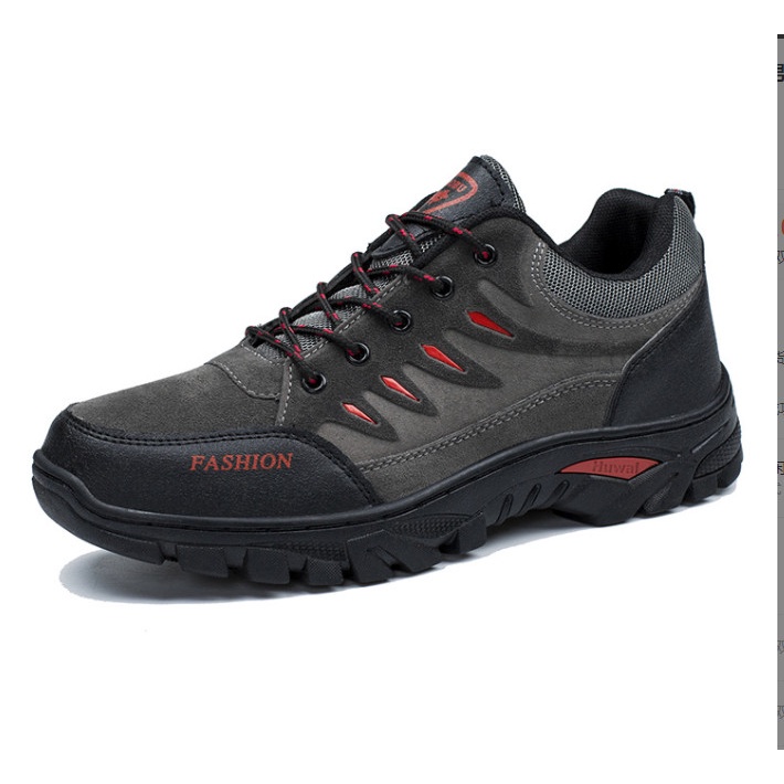 GiàyThể thao 👟 Nam chống trơn leo núi ổn định thân nhiệt khử mùi thoáng êm phù hợp đi làm hd68