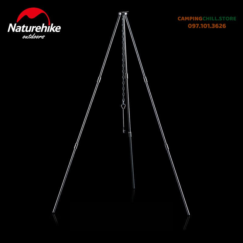 CHẠC TREO NỒI DÃ NGOẠI, CẮM TRẠI NATUREHIKE NH17S00S-G