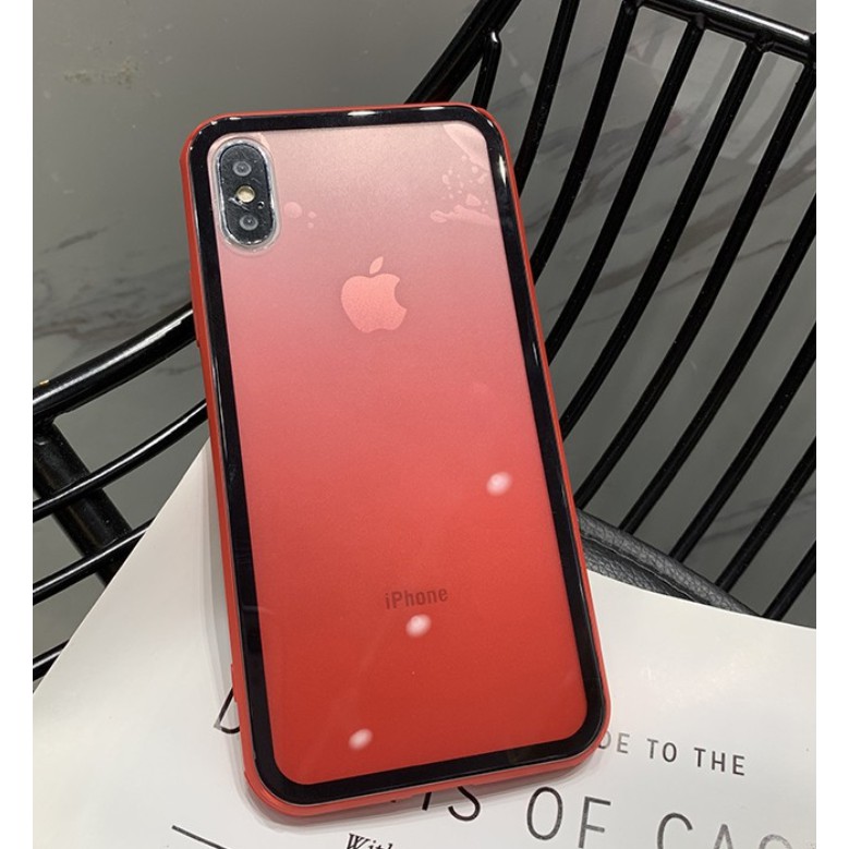 [SALE SẬP SÀN] Ốp lưng iphone siêu hot Ombre Giả Kính 7 Màu x xs xs max