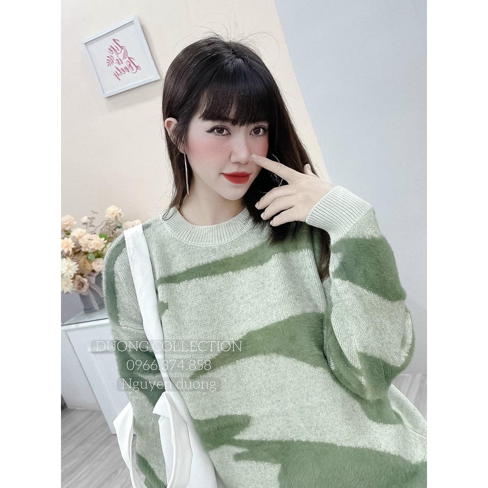 Áo len lông loang mềm mịn 4 màu mới (kèm ảnh thật,video) | BigBuy360 - bigbuy360.vn