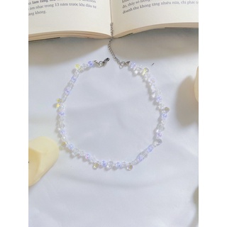 Dây chuyền pha lê mix hạt
