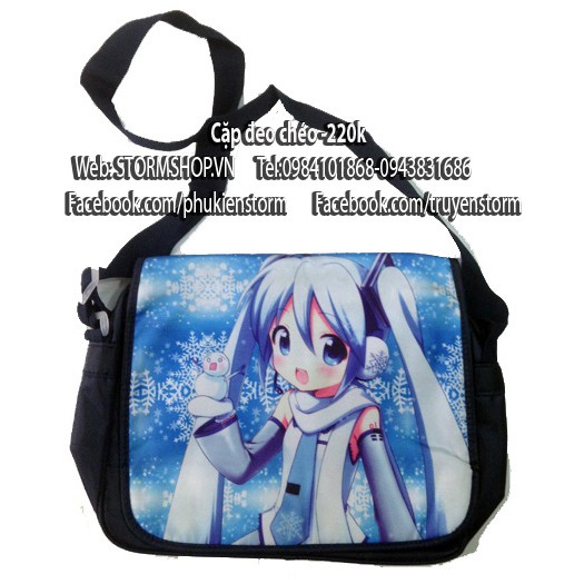 Cặp đeo chéo hatsune Miku -220k