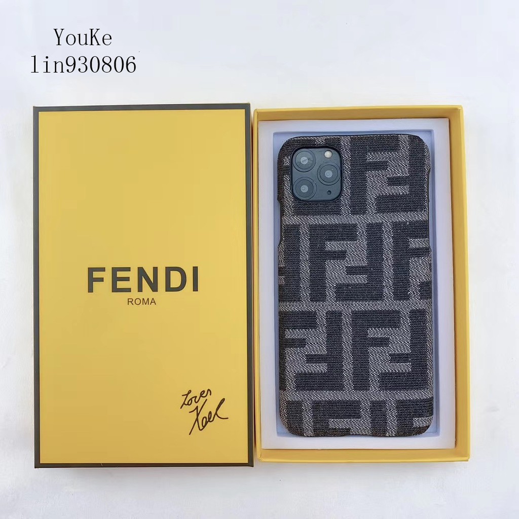 Ốp Điện Thoại Họa Tiết Fendi Fanta Cho Iphone 12 Mini Xr Se2 11 12pro Max