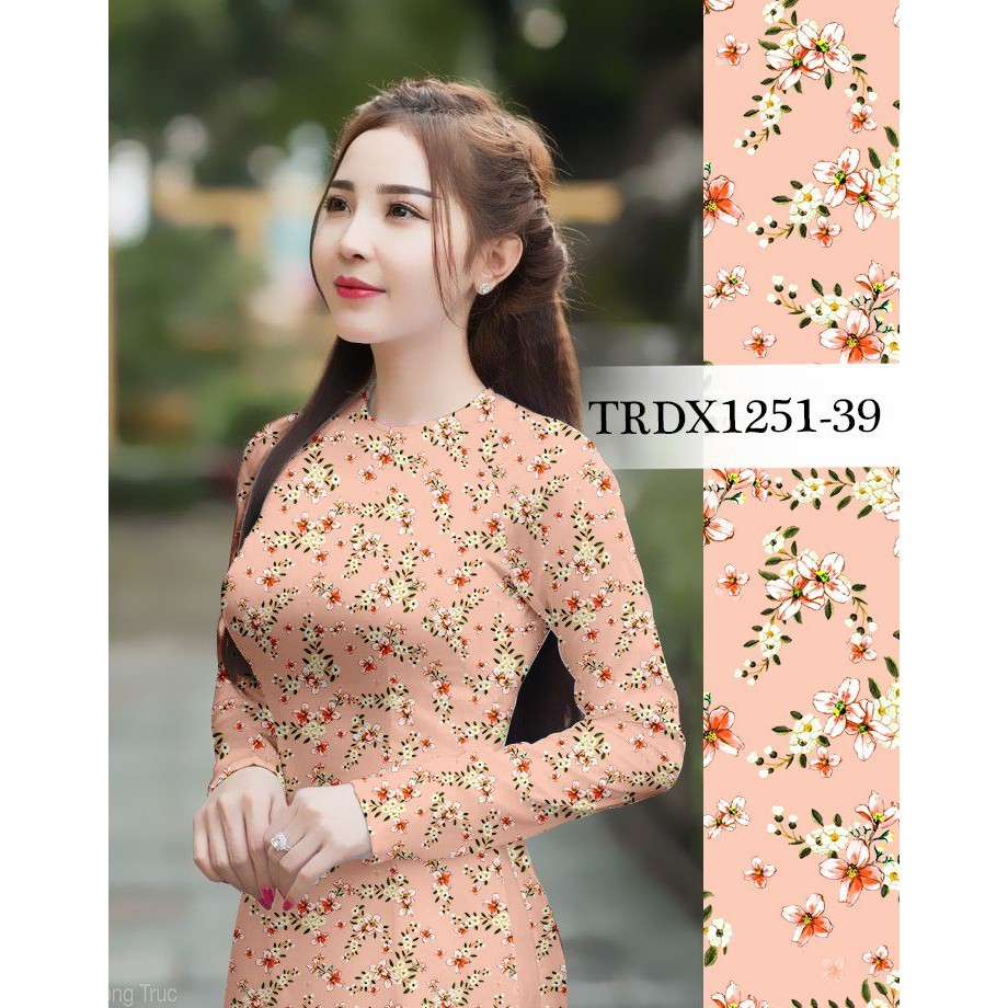 VẢI ÁO DÀI HOA NHÍ-VẢI SIÊU MỀM MỊN HỌA TIẾT HOA DỄ MẶC