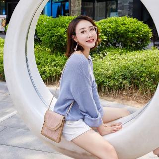 Túi xách da PU phối màu độc đáo cho nữ