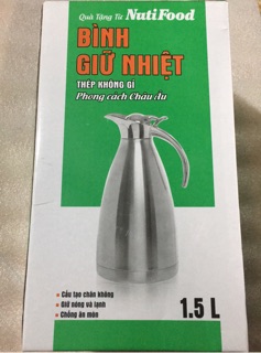 BÌNH ĐỰNG NƯỚC INOX 1LIT5
