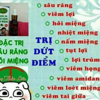 Tinh dầu sâu răng hôi miệng dạ thảo liên lọ 5ml...
