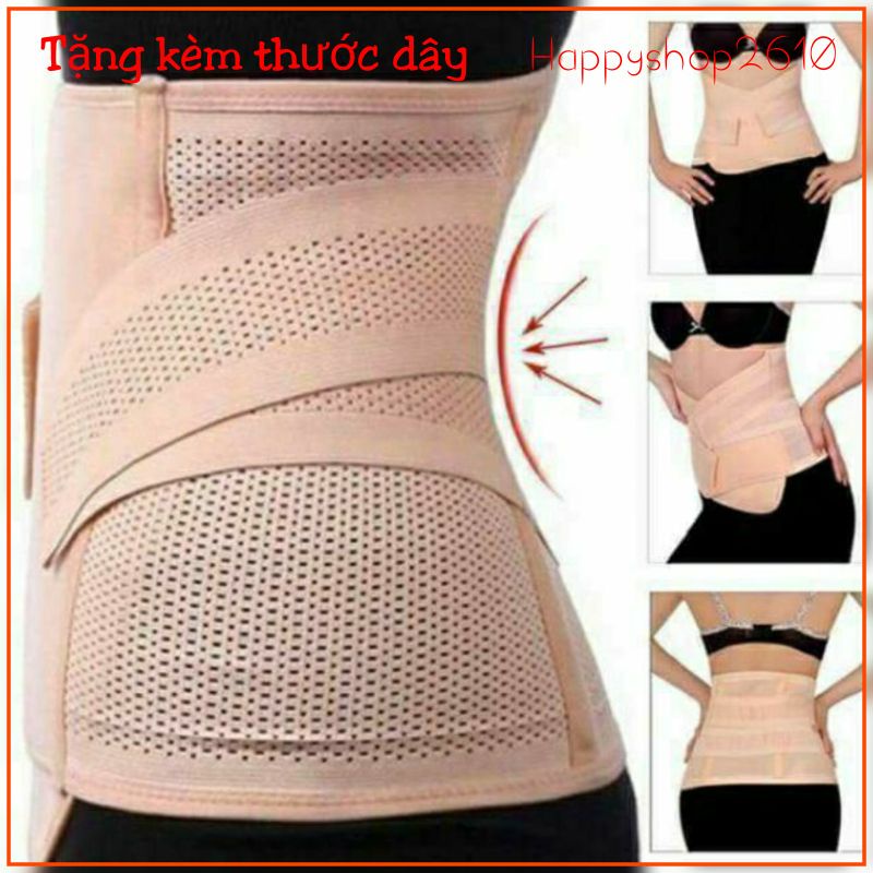 Đai nịt bụng 2 lớp giúp giảm mỡ, định hình vòng eo, định hình cột sống