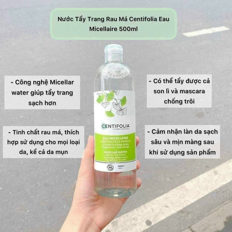 Nước Tẩy Trang Centifolia Eau Micellaire 500ml