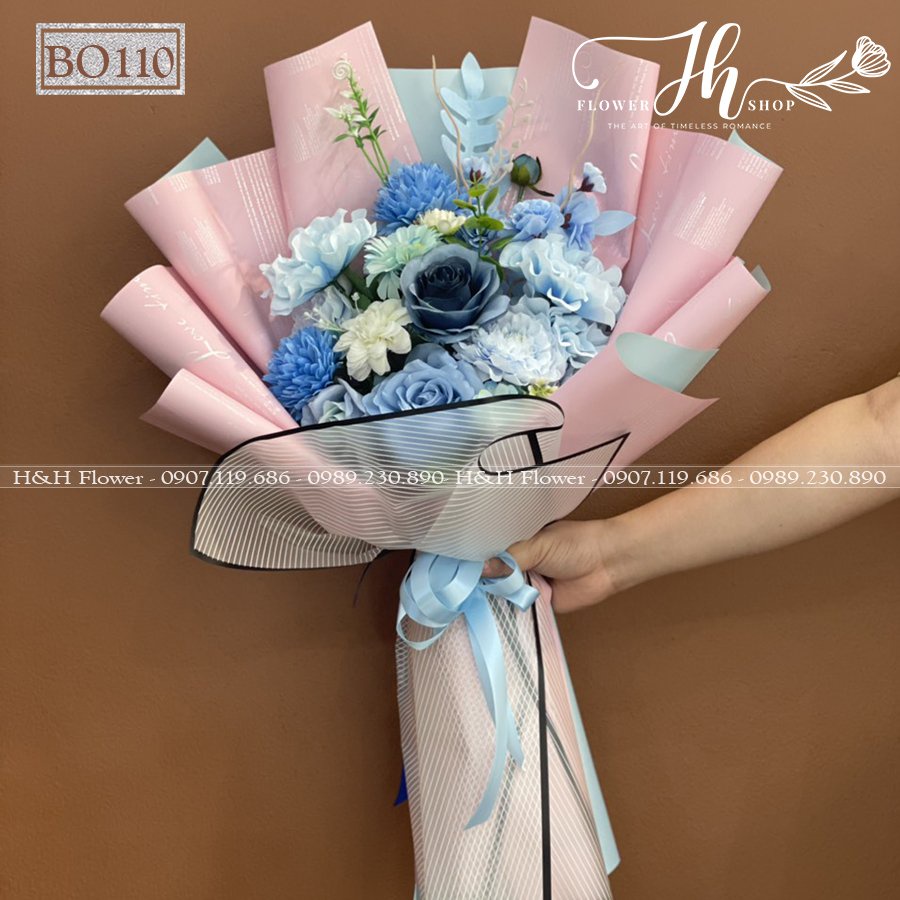 Bó Hoa Lụa Đẹp Nhiều Tone Màu Đa Dạng - HOA LỤA CAO CẤP GIÁ RẺ