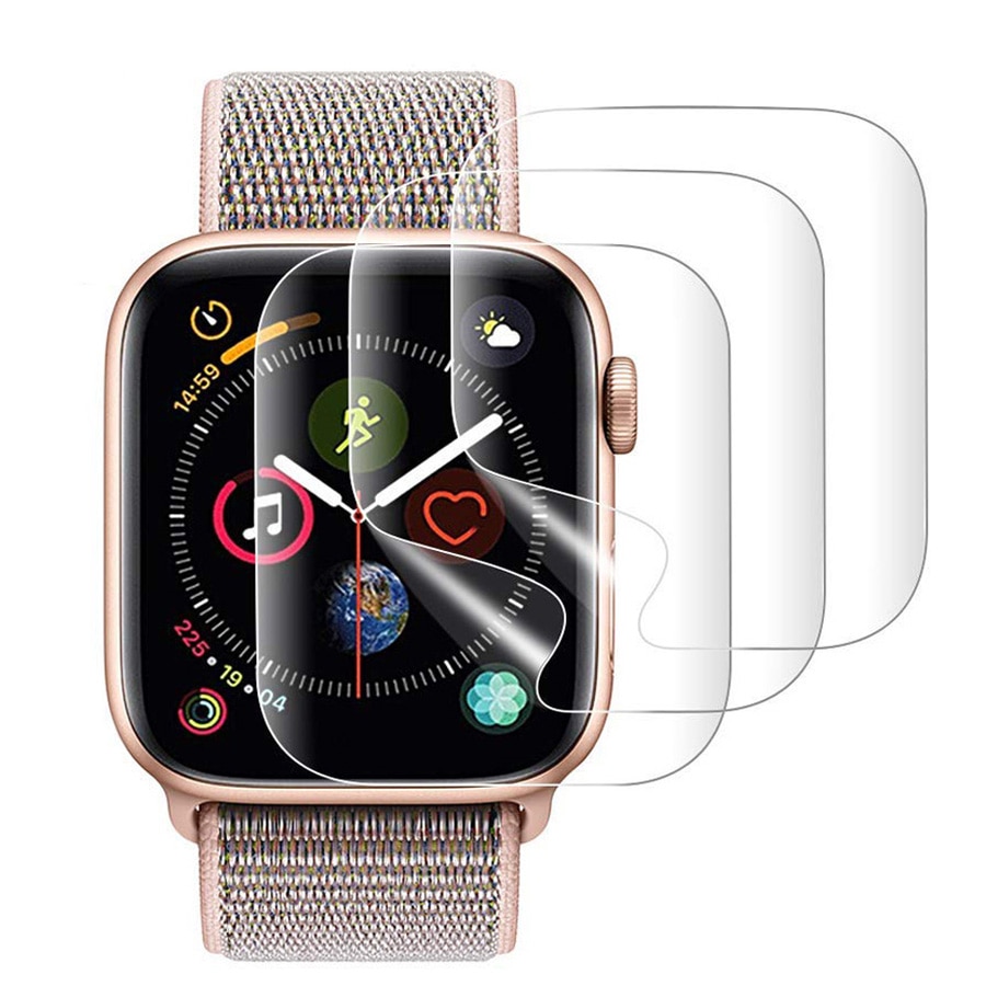 1-3 Kính Cường Lực Bảo Vệ Màn Hình Cho Đồng Hồ Thông Minh Apple Watch 3 4 5 6 Se 42mm 44mm 38mm 40mm Iwatch 2 1 Hd