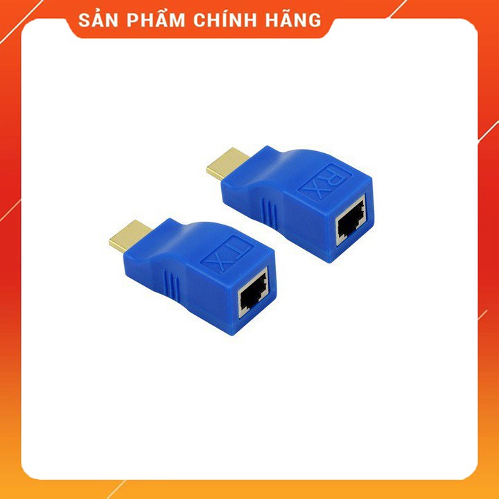 Bộ kéo dài HDMI 30m qua cáp mạng Cat5E/6 chuẩn RJ45 giá rẻ