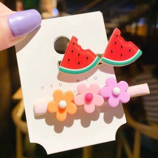 SET 2 Kẹp tóc 💖 𝑭?𝑬𝑬𝑺𝑯𝑰𝑷 💖 Kẹp tóc hoa quả siêu dễ thương