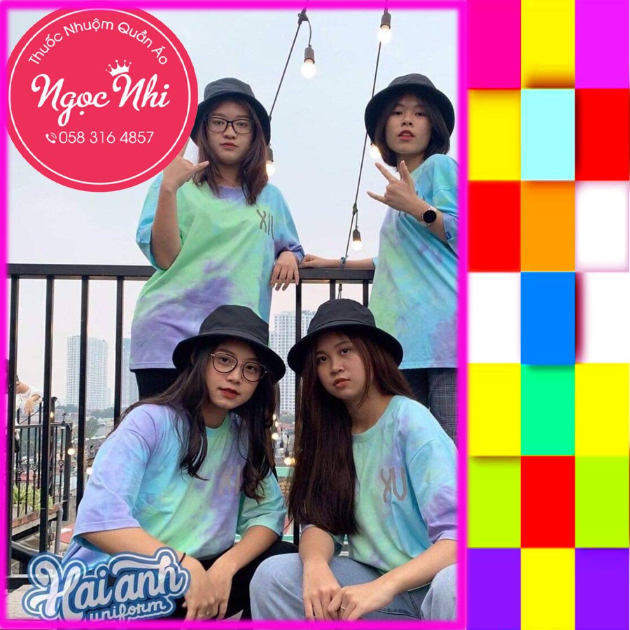 Nhuộm Áo TIE Dye