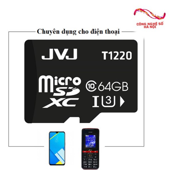 Thẻ nhớ JVJ 32GB/16GB/8GB/4GB tốc độ cao, bảo hành 5 năm chính hãng 🔥FREE SHIP🔥