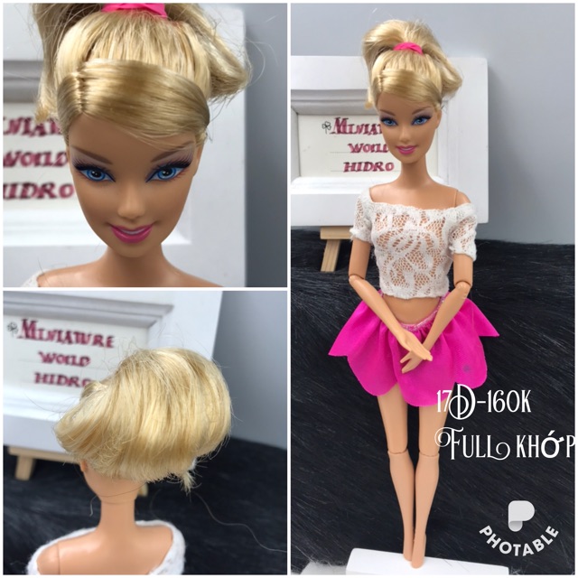 Búp bê Barbie chính hãng. Barbie khớp tay chân. Mã Barbie17