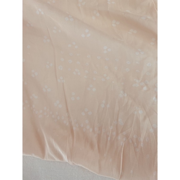 Vải lanh boi màu hồng cam