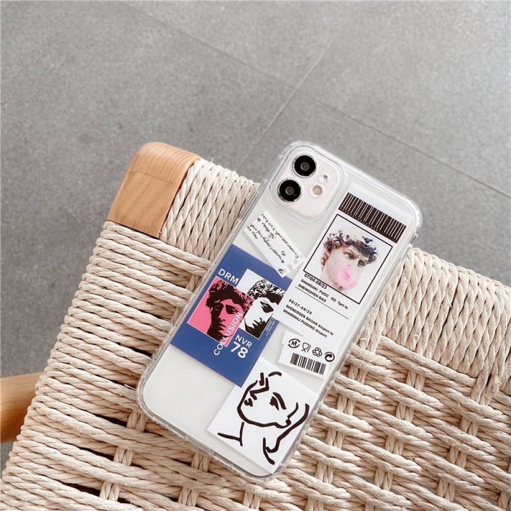 Ốp Điện Thoại TPU Mềm In Hình David Nghệ Thuật Cho iPhone 12 X XR XS MAX SE2020 7 8 Plus 11 Pro MAX