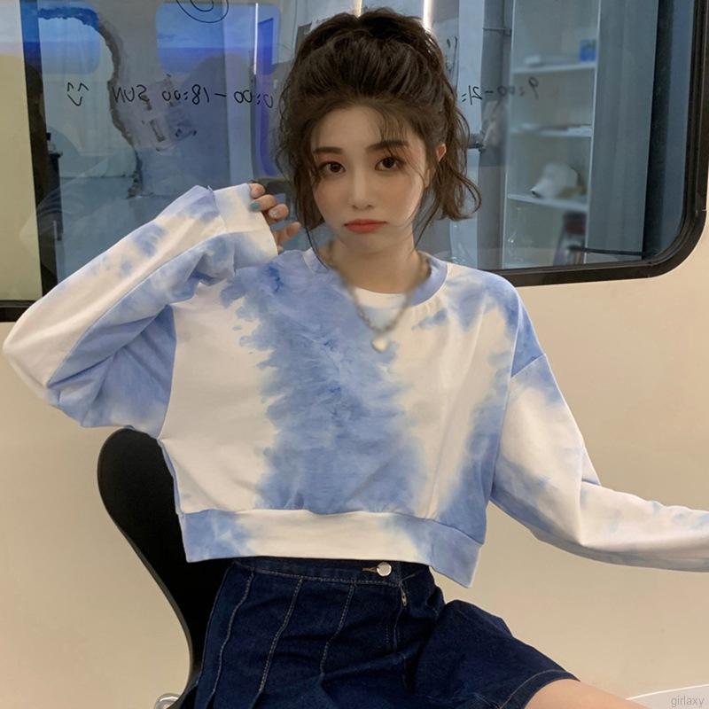 Áo Sweater Dáng Lửng Tay Dài Màu Sắc Thời Trang Cho Nữ | BigBuy360 - bigbuy360.vn